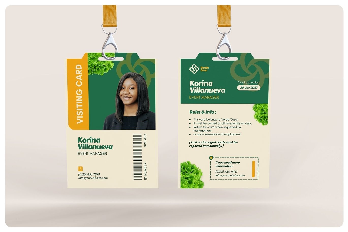 Restaurant Visiting Card - Image 2