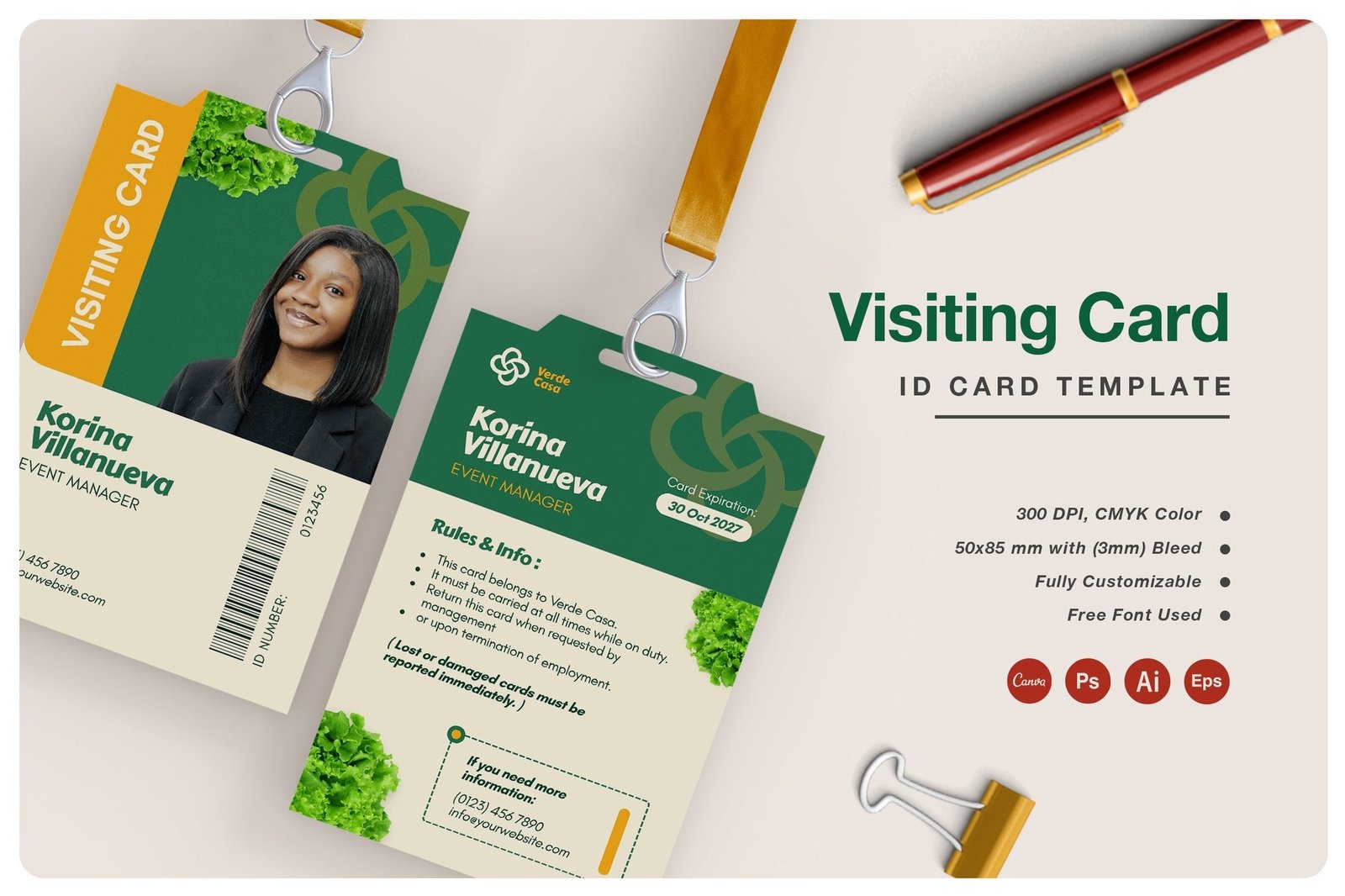 Restaurant Visiting Card - Image 3